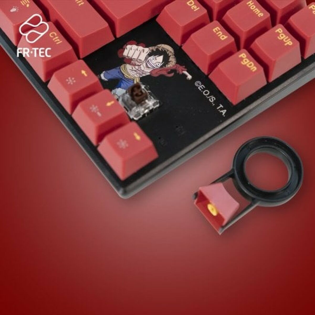 clavier et souris FR-TEC OP4001 QWERTY Bordeaux